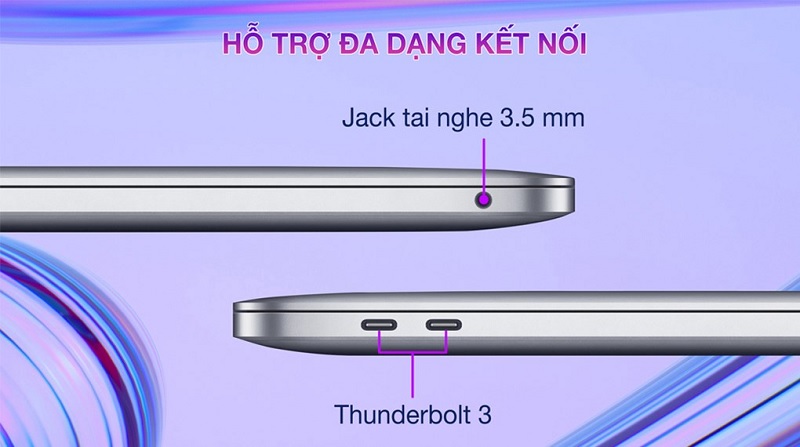  MacBook Pro M2 đã tích hợp thêm 2 cổng Thunderbolt 4